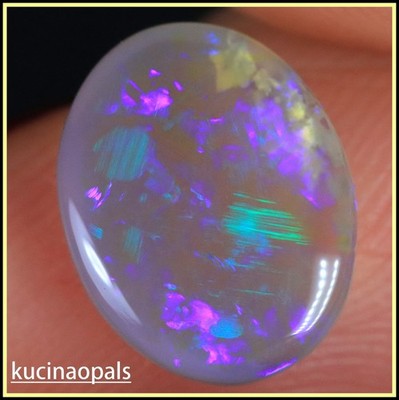 1.85CT LIGHTNING RIDGE Natural CRYSTAL OPAL for Jewelry Makers Gift KUCINA OPALS