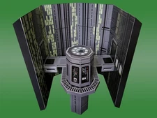 Death Star Tractor Beam Backdrop Playset for 3.75 Star Wars Hasbro Kenner TVC