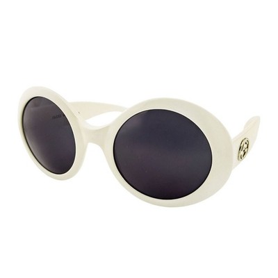 GUCCI Interlocking G Oval Sunglasses GG2401 N S Unisex White GUCCI