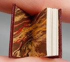 Vtg Illustrated Barbara Raheb Alice In Wonderland Book Dollhouse Miniature 1:12 — photo 5