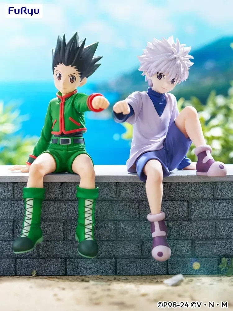 HUNTER X HUNTER BUNDLE STATUE GON FREECSS & KILLUA ZOLDYCK FURYU NOODLE STOPPER