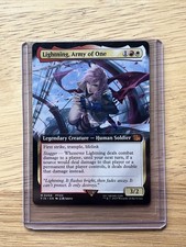 Lightning, Army of One [Borderless Surge Foil] #545 Prices | Magic