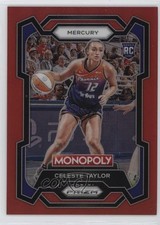 2024 Panini Prizm Monopoly WNBA Red Prizm 93/99 Celeste Taylor #66 17nx