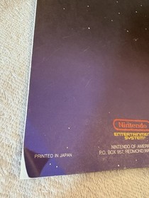 Control Deck NES Console MANUAL ONLY Authentic Original