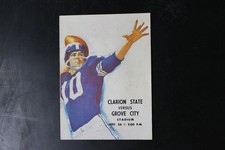 Clarion State vs Grove City Football Program Sept 26 Vintage College Sports