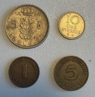 Lot of 12 European coins (1920-68) Spain Italy France Belgium Sweden Wst Germany — photo 6
