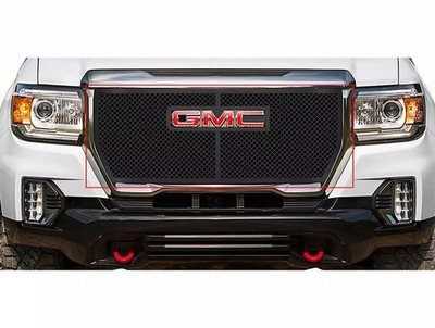 APS Black Wire Mesh Grille Fits 2021-2022 GMC Canyon AT4