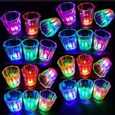 Light Up Shot Glasses Set of 24 Party Favors Adults Shot Cups for Party Flash...