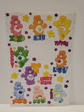 Care Bears Sticker Sheet See Pictures For Condition 2003 Those Characters From..