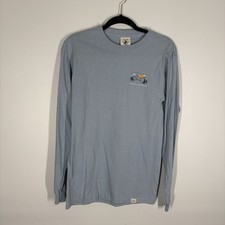 Simply Southern Adult Sz S Blue L/S "Somebody Take Me To The Mountains" Tee NWT