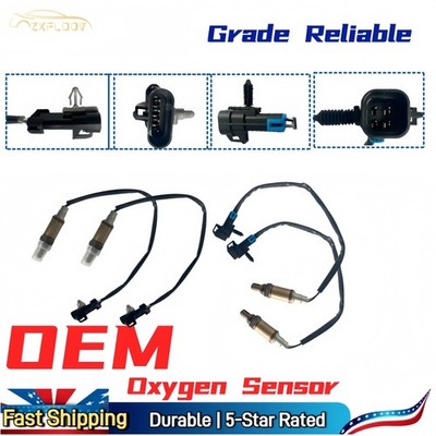 Exact Fit EPA Compliant 4PCS Heated Oxygen Sensors For Silverado Sierra Vehicles
