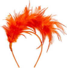 1920s Feather Fascinator Headband for Women Kentucky Derby Headpiece Fascinator