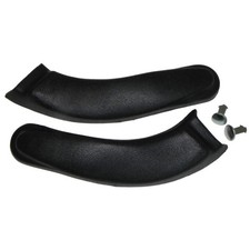 Bench Seat Hinge Covers Black Plastic 1966-72 Chevelle Lemans Cutlass Skylark