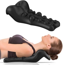 Neck and Shoulder Relaxer with Upper Back Massage Point, Cervical Traction Devic