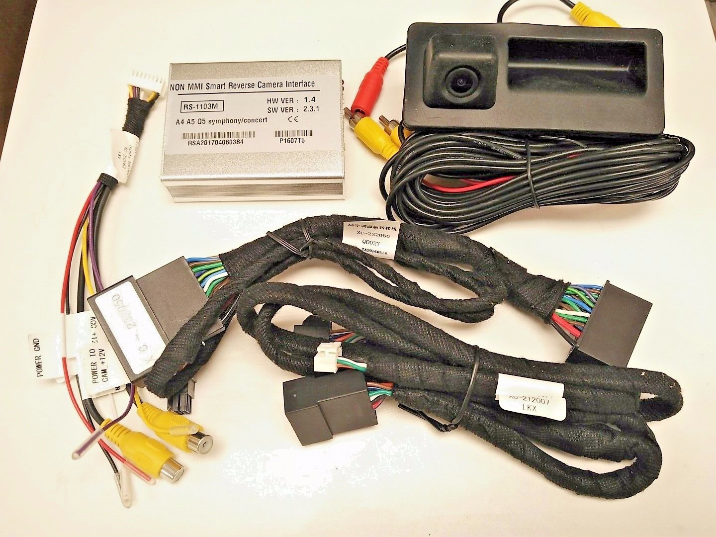 Audi A4 Q5 A5 Rear View Camera Interface Kit Reverse Backup Improved ...