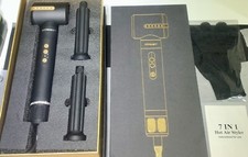 7 in 1 110000 RPM 1400W Hot Air Brush, High Speed Hair Dryer with Diffuser