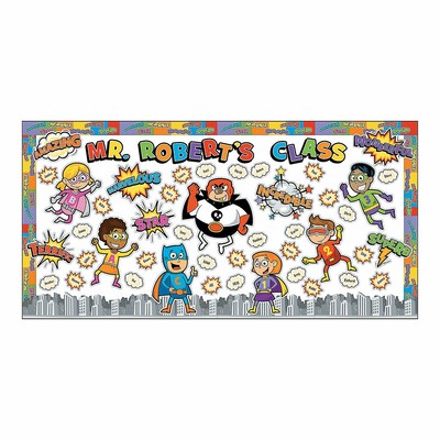Superhero Bulletin Board, Educational, 201 Pieces