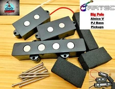 Artec Alnico "Big Pole" Pickup for 4-string PJ Bass® Black