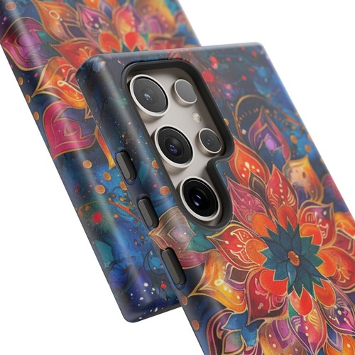 Mandala Flower Watercolor Phone Case for iPhone, Samsung Galaxy, Pixel - 第 152/256 張圖片