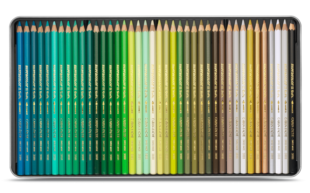 Caran d'Ache Supracolor Soft Aquarelle 120 Assorted Colours Pencil