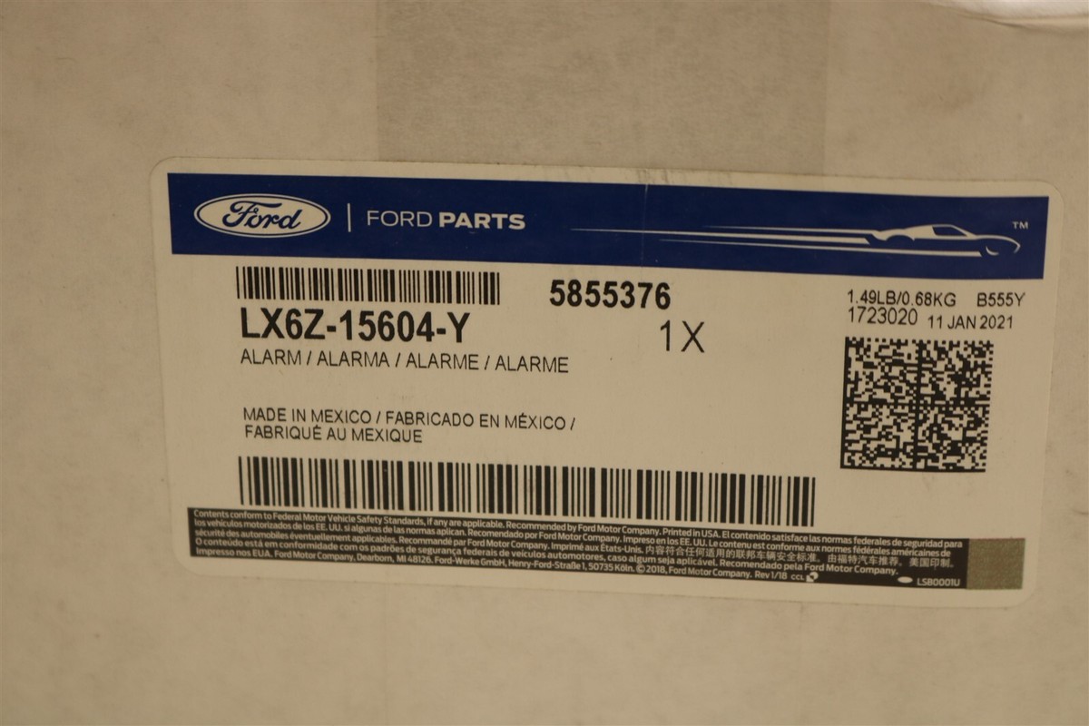 NEW OEM Ford Keyless Entry Alarm Control Module LX6Z-15604-Y