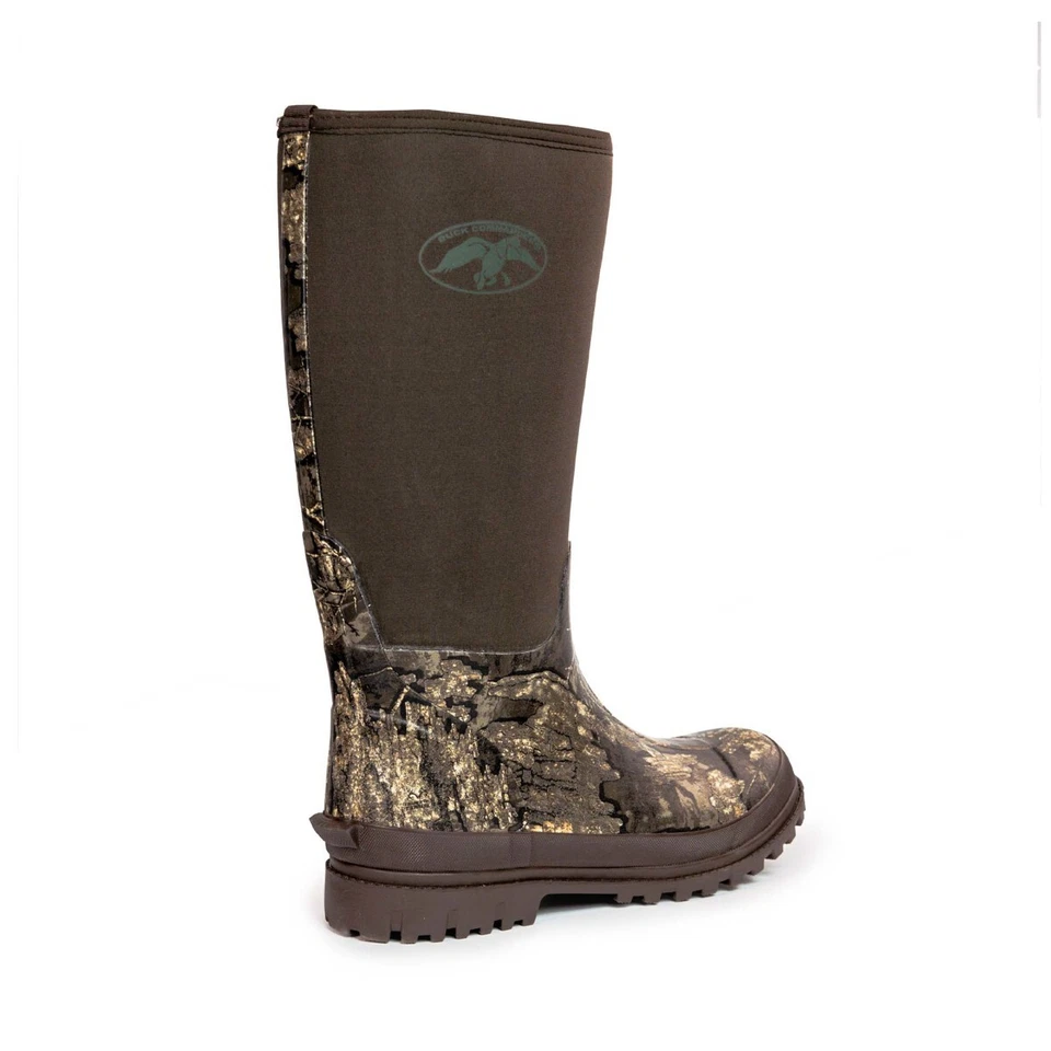Duck Commander Rubber Men’s Hunting Boot, Canteen/Realtree Timber - Image 4 of 4