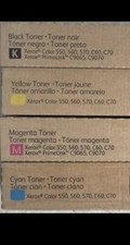 X4 Xerox Toner Color 550 560 570 C60 C70 CMYK black cyan yellow magent