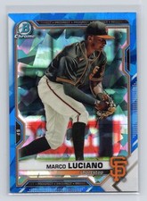 2021 Bowman Draft Sapphire Edition Marco Luciano San Francisco Giants