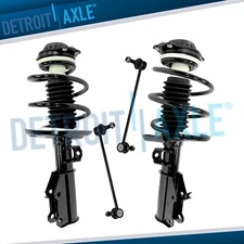 Front Struts w/ Coil Spring Assembly Sway Bars Kit for 2016-19 Chevrolet Malibu