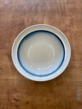 Gibson Elite LAWSON TEAL Soup Cereal Bowl 8" Blue White 1 ea      3 available