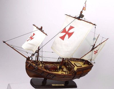 La Pinta Christophe Colomb Caravelle 49x42 Modelisation Artisan Esc 1 65 Bateau Ebay