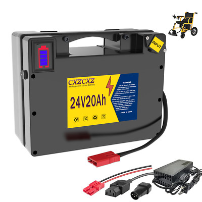 24V 20AH Lithium Battery for Electric Wheelchair,Better Than Lead-Acid Batteries