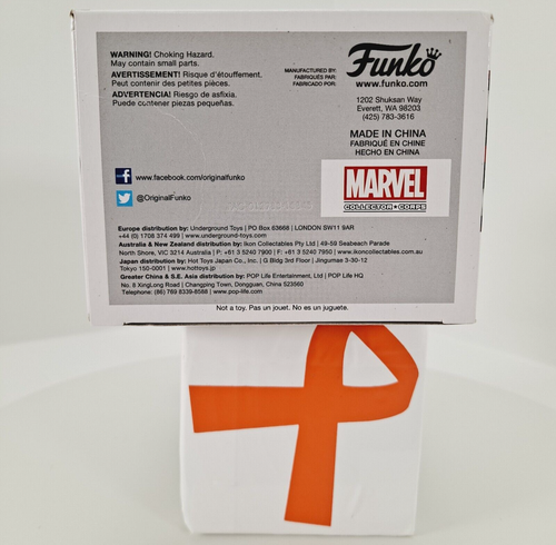 Funko Pop! Marvel 123 Deadpool Leaping exclusivo Marvel Collector Corps - Imagen 6 de 7