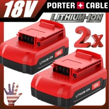 2PACK 18V Lithium Ion Battery FOR Porter Cable 18 Volt PC18B PC18BL PC18BLX Tool