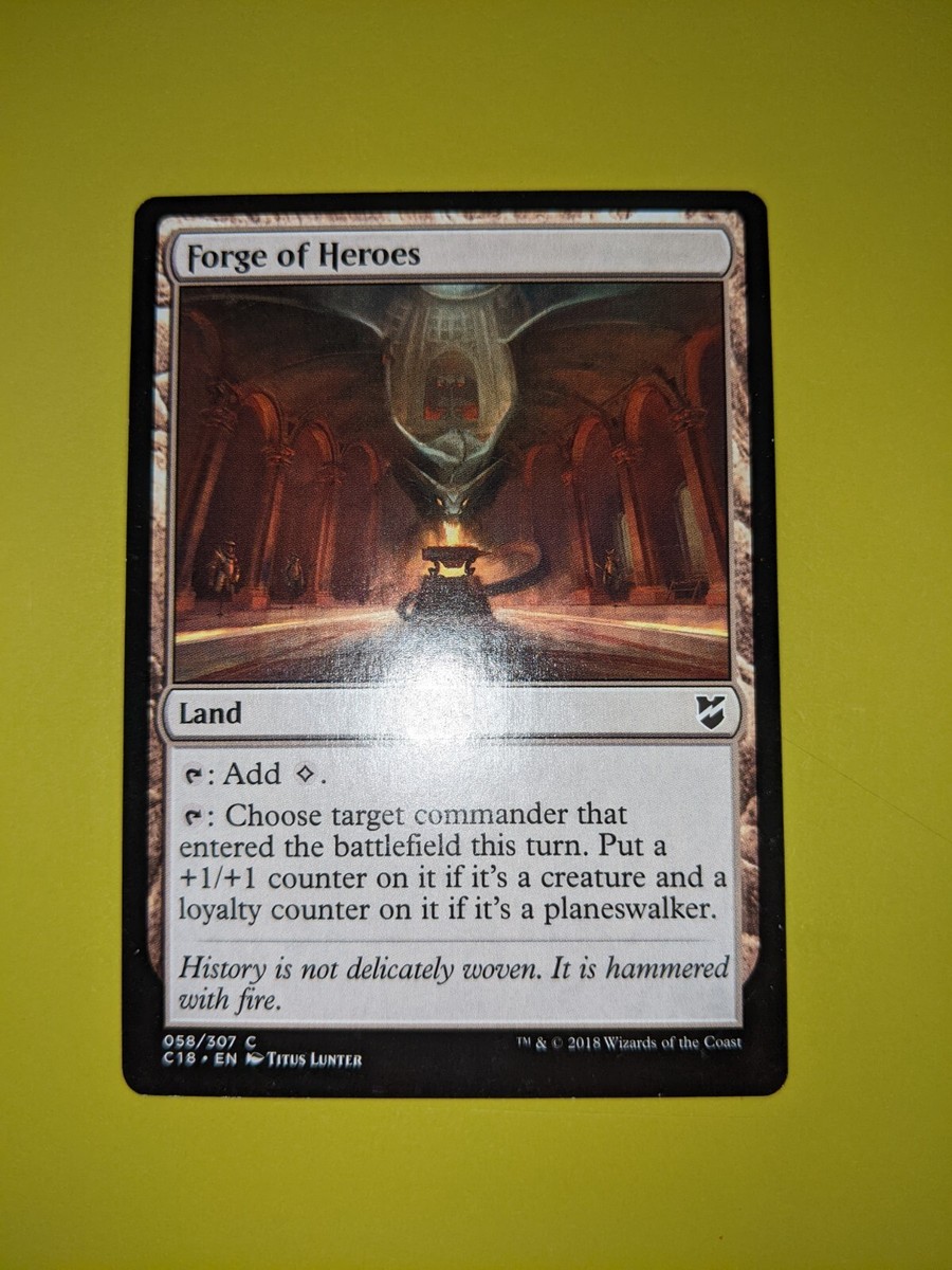 Forge of Heroes x1 Commander 2018 1x MTG Magic the Gathering