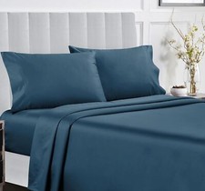 California Design Den Soft 100 Cotton Sheets, Full Size Sheet Sets, 4 Pc Set,