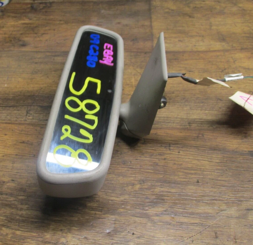 01-07 MERCEDES-BENZ C CLASS C280 C350 ESPELHO RETROVISOR INTERIOR BEGE CONJUNTO - Imagem 4 de 4