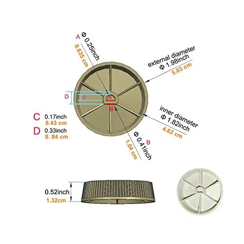 2PCS Baseboard Heater Thermostat Temperature Control Dial Knob Replacement  Ba... | eBay