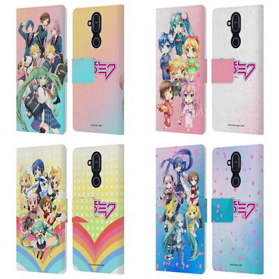 OFFICIAL HATSUNE MIKU VIRTUAL SINGERS LEATHER BOOK WALLET CASE FOR NOKIA PHONES