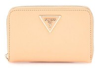 Guess Laurel Slg Medium Zip Around Wallet GeldböRse Apricot Apricot Neu