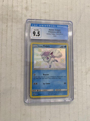 Alolan Vulpix graded CGC 9.5 for sale on eBay