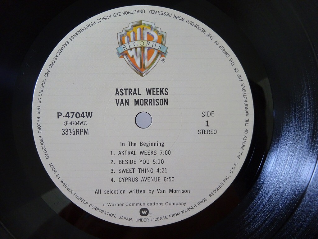 その他 LP Van Morrison Astral Weeks P4704W WARNER /00260 Van Morrison – Astral Weeks – Vinyl (LP, Album, Reissue