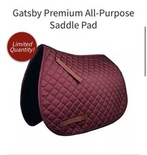 Tapis de selle tout usage Gatsby Premium - Rouge bordeaux **NEUF**