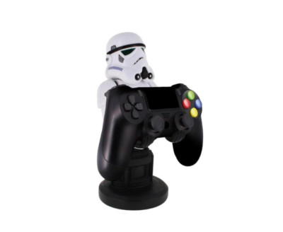 Star Wars 8'' Stormtrooper Cable Guys Smart Phone & Game Controller Holder White