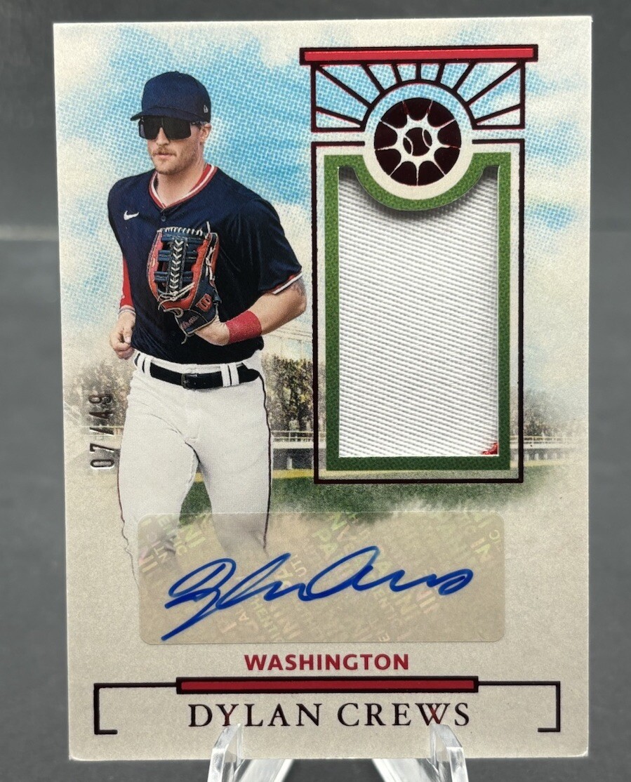 その他 9/99 Leaf Dylan Crews Auto Dylan Crews /49 - Panini Boys of Summer Rookie Patch Auto RPA