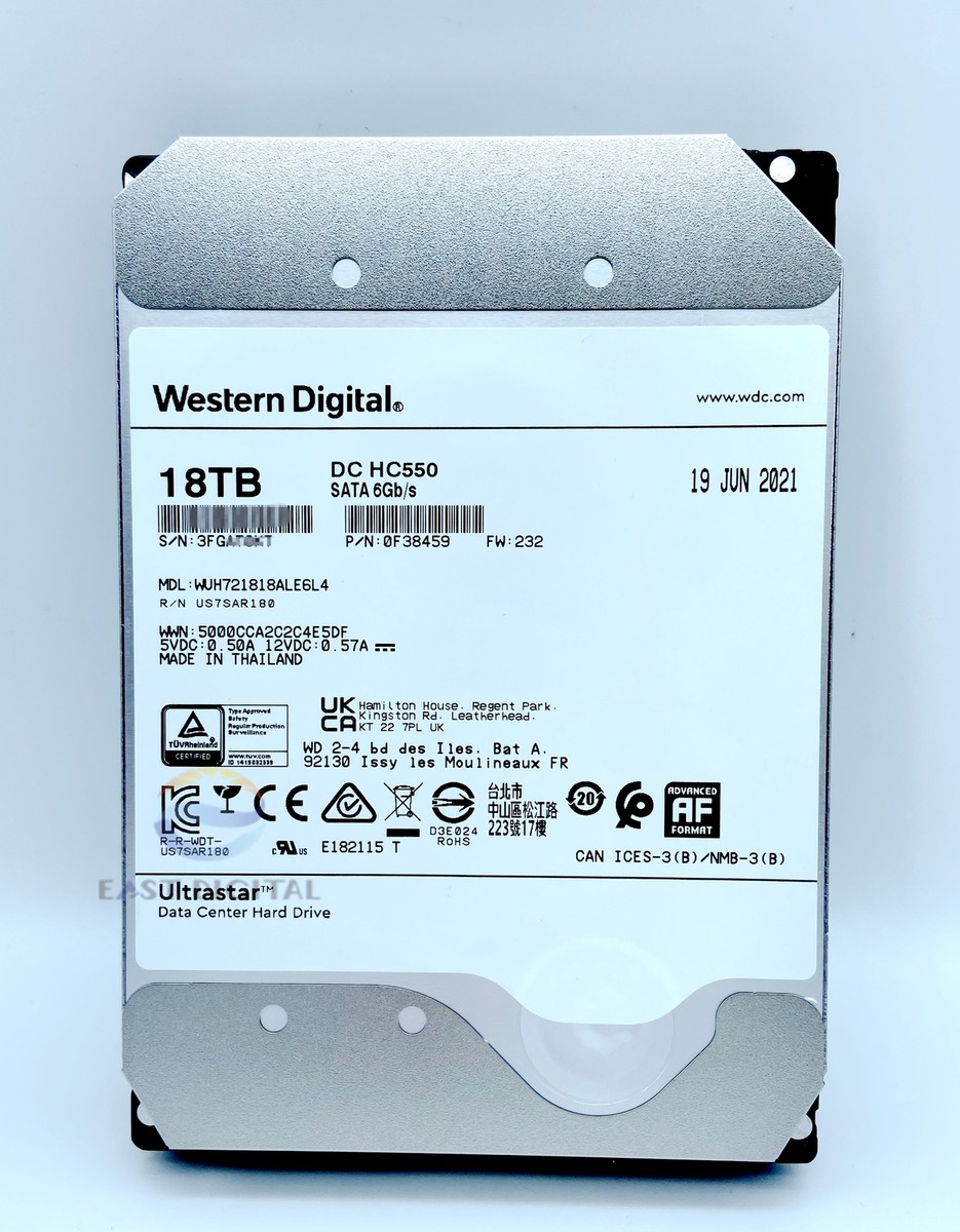 WUH721818ALE6L4 18TB HDD Western Digital