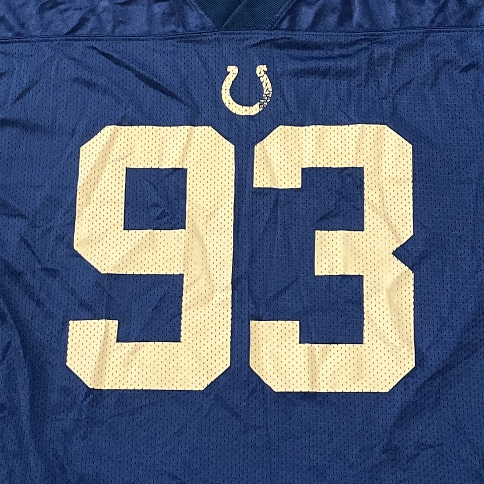 Indianapolis Colts Dwight Freeney Jersey Grande Reebok Azul Foto 4 de 4