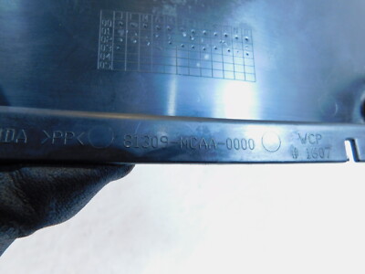 mi 様 2001-2017 Honda Goldwing 1800 GL1800 Black Rear Trunk Catch Cover