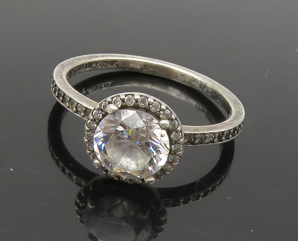 Pandora ring cubic zirconia sale
