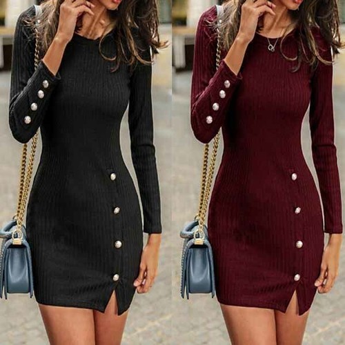 Short Dresses Long Sleeve Cocktail 